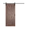 Anzzi Heavy Duty Sturdy Wood 36 in.x84 in. Single Sliding Barn Door, Hardware Included ID-AZBD03 - alternate 1